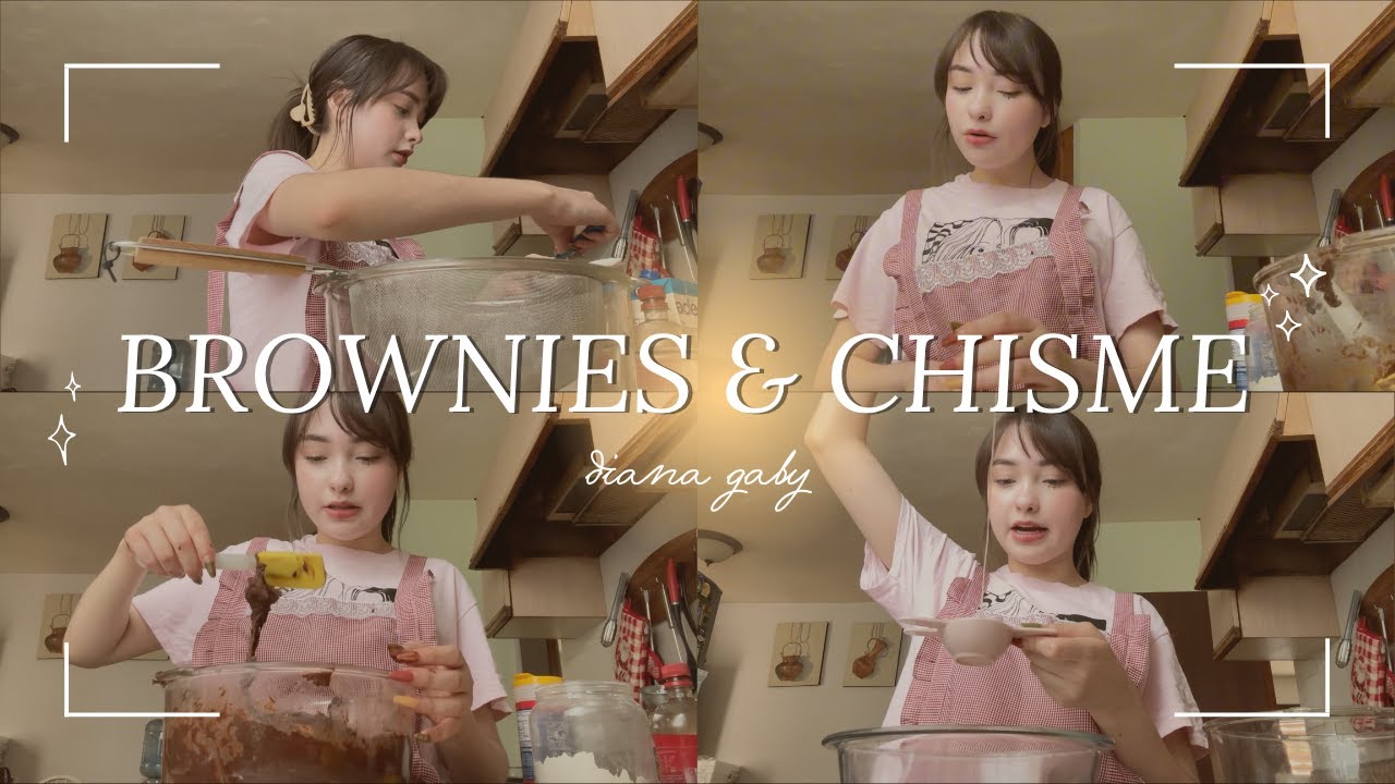 ✧*̥˚ haciendo brownies 🍫  + chisme! *̥˚✧