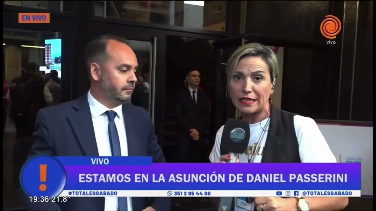 El móvil de "Total es Sábado" estuvo en la Asunción de Daniel Passerini