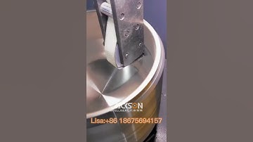 Sanding polishing machine of SS pot (inner & outer polishing in the same time)