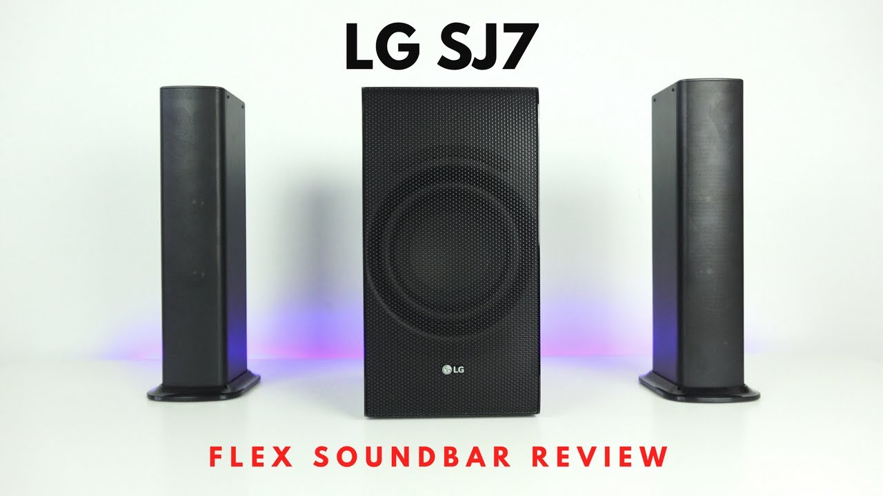 LG SJ7 Sound Bar Versatile! - YouTube