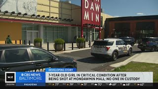 7-year-old girl in critical condition after being shot at Mondawmin Mall
