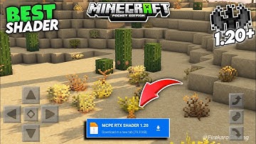 Best Ultra Realistic Shader Mcpe 1.20.40+ | Render Dragon [ 100% Working All Devices ]