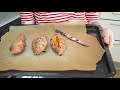 Sådan laver du bagte søde kartofler