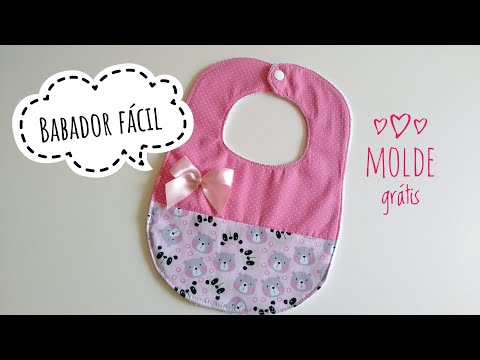 Vídeo: Como Costurar Um Babador