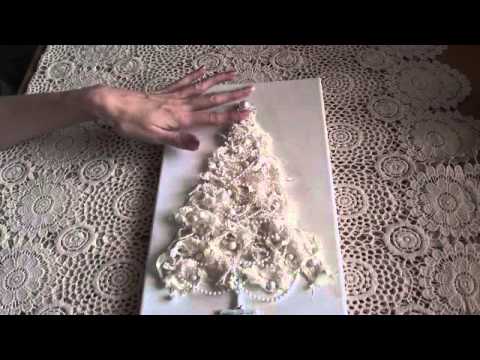 DIY Nail Yarn Art - The Shabby Tree