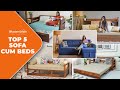 Top 5 sofa cum bed 2023  modern sofa bed designs  2 in 1 sofa furniture  woodenstreet