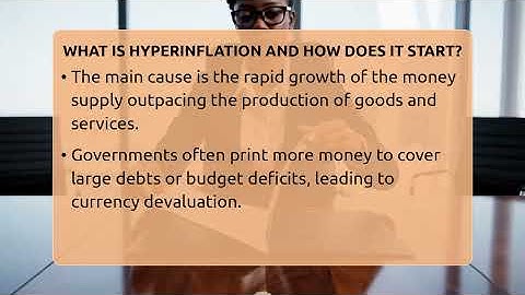 What Is Hyperinflation And How Does It Start? - Inflation Insight Channel