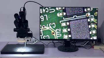 7X 45X Simul-focal Trinocular Stereo Microscope SONY IMX307 1080P VGA HDMI Camera