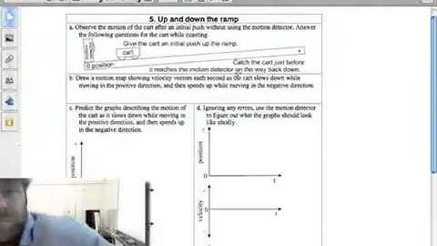 Cart Moving Up and Down Ramp Part 1