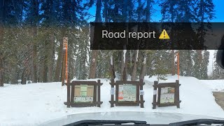 Road Conditions Report: Big Meadows Staging Area 4/7/2024