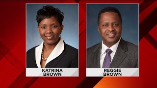 Governor suspends Katrina Brown, Reggie Brown from City Council