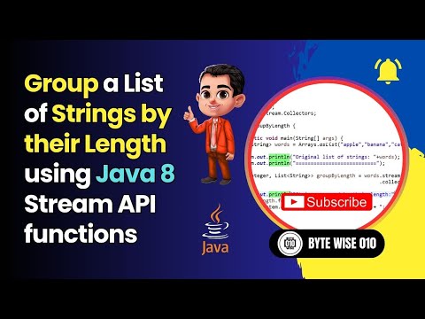 Java 8 Streams: Group a List of Strings by Length in 5 Minutes!