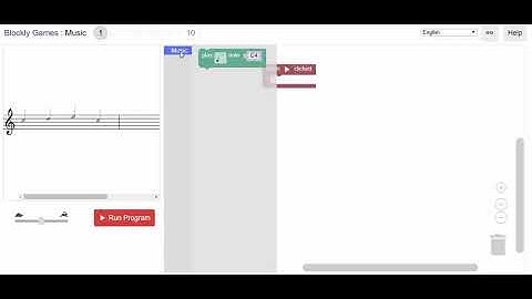Blockly Games - Music - Level 1