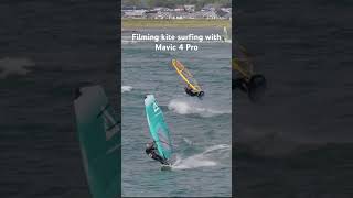 15m/s wind I filmed #kite and wind #surfing #mavic4pro #surf #kitesurfing #lake
