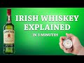 Irish whiskey explained in 3 minutes