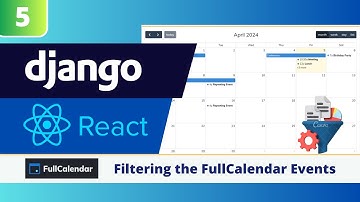Django & React FullCalendar Tutorial #5: Add MultiSelect Filter in React FullCalendar