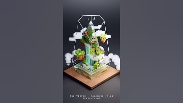 The Vertex - Paradise Falls, a Voxel Animation by TerraLiving