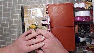 Van der Spek Nomad New Setup & Flip After the Pen December Traveler's Notebook Bulletjournal Planner