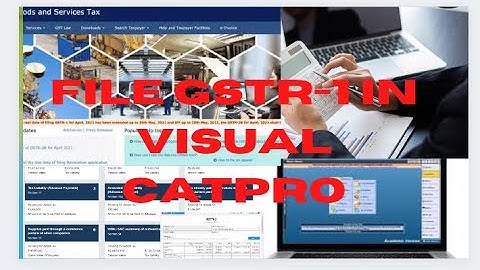 File GSTR-1 in visual catpro l How to file GSTR-1 in visual catpro#AnuSingh mac-market,acc & crypto