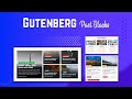 Gutenberg Post Blocks – WP Ultimate Post Grid and Filter For Gutenberg