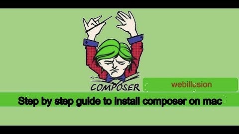 Step by step guide to install composer on mac
