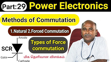 Types of Commutation Circuits for SCR in tamil