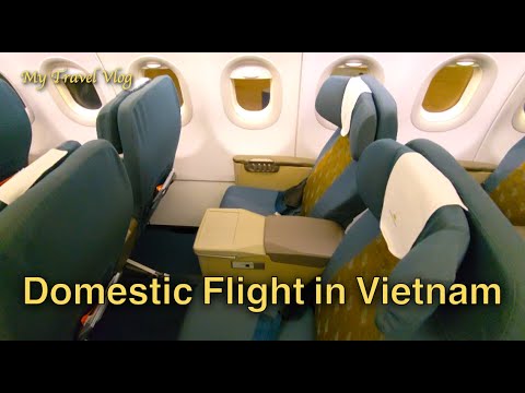 Vietnam Airlines Business Class Ho Chi Minh City to Hanoi | Good service and in-flight dining