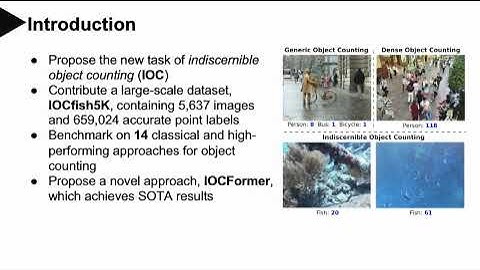 CVPR 2023 paper: Indiscernible Object Counting in Underwater Scenes