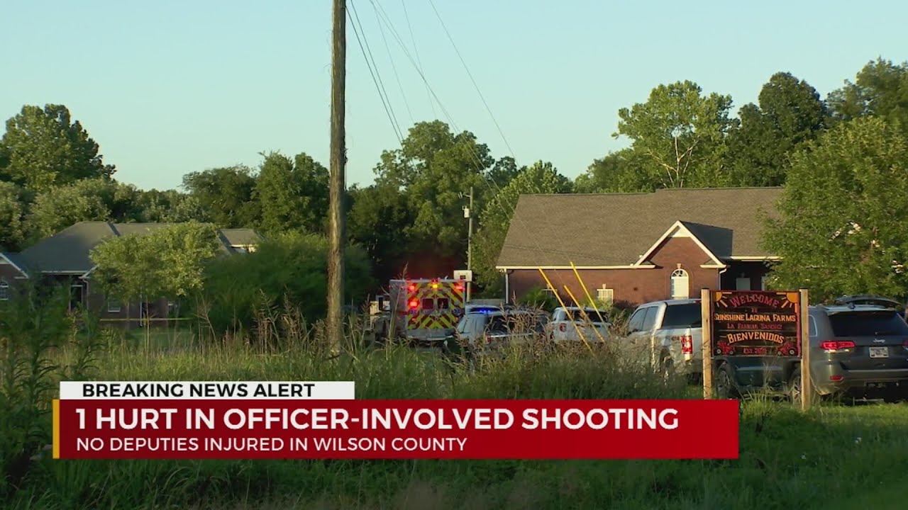 1 hurt in officer-involved shooting - YouTube