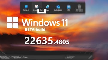 Windows 11 Beta build 22635.4805 - what