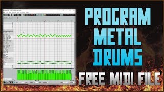 How to Program Metal Drums Guide - Tutorial for Realistic Drums & Cymbals [FREE MIDI File Download]