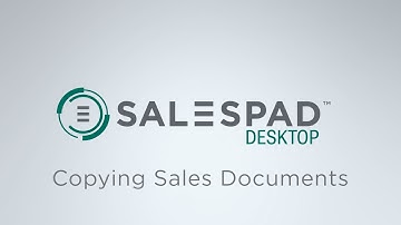 Copying Sales Documents | SalesPad Desktop