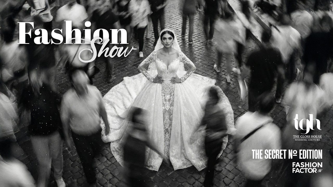 A first runway statement that stole the spotlight. #theglosshouse #weddingdress