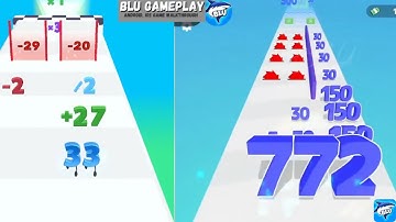 NUMBER RUN - Math Games, Level Up Number Walktrhough (Free to play , MAX LEVEL)