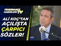 Ali Koç'tan Futbolculara Can Bartu'nun Heykel Açılışında Gönderme! DİKKAT ÇEKEN SÖZLER