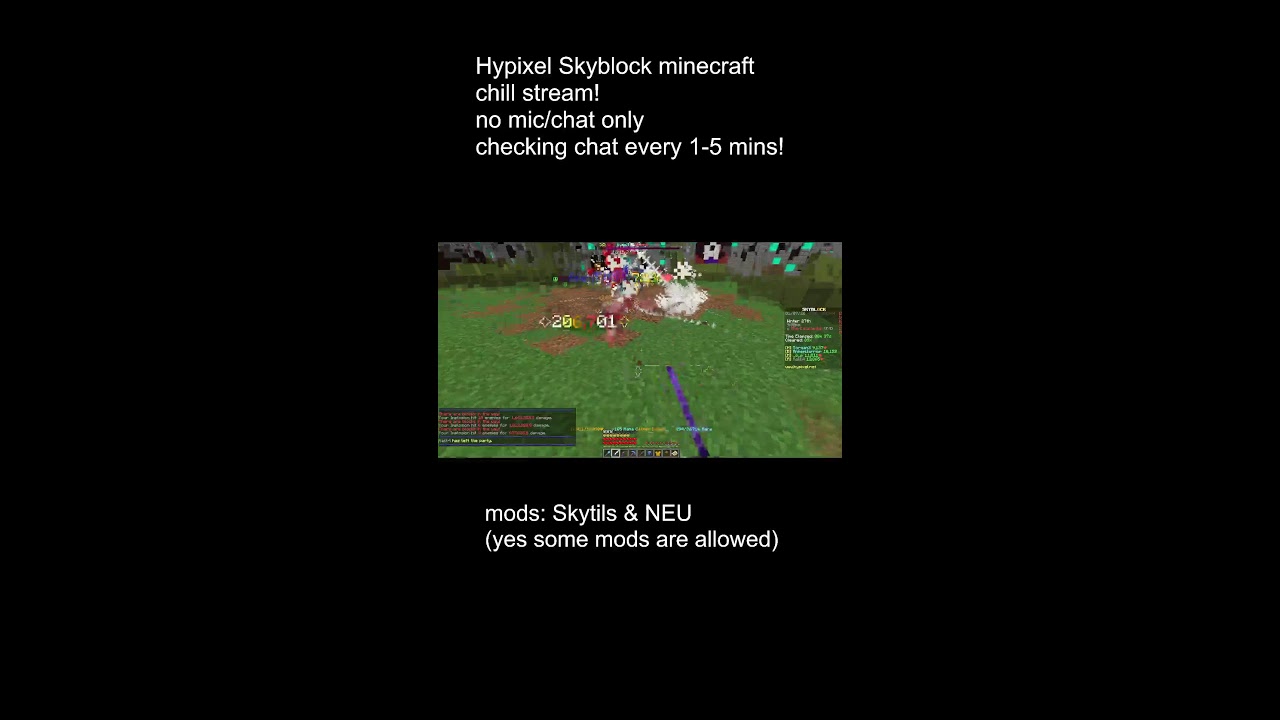 Hypixel Skyblock boring grindin 