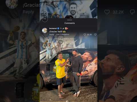Finally leomessi like & comment ittu 🥹