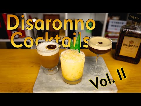 3 EASY Cocktails with Amaretto | DISARONNO Cocktails PART 2
