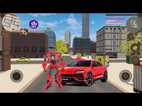 Super Robot Car Transform Futuristic Game || 3D Unity Best SuperCar Robot Game