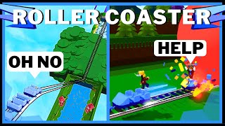 INSANE ROLLERCOASTER - 1,000,000x SPEED CARTS Trolling In Build A Boat ROBLOX
