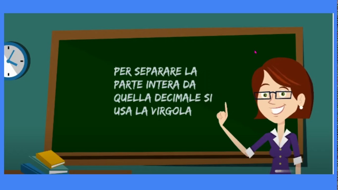 Dalle FRAZIONI DECIMALI ai NUMERI DECIMALI classe terza