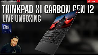 2024 ThinkPad X1 Carbon Gen 12 - Live Unboxing Part 2