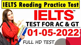 IELTS READING PRACTICE TEST 2022 WITH ANSWERS | 01.05.2022