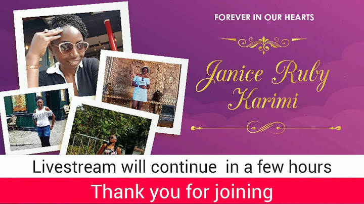 Forever in our hearts- Janice Ruby Karimi