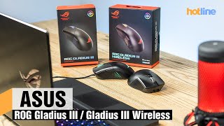 ASUS ROG Gladius III и Gladius III Wireless — обзор игровых мышей