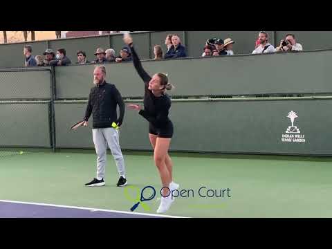 Marta Kostyuk at Indian Wells
