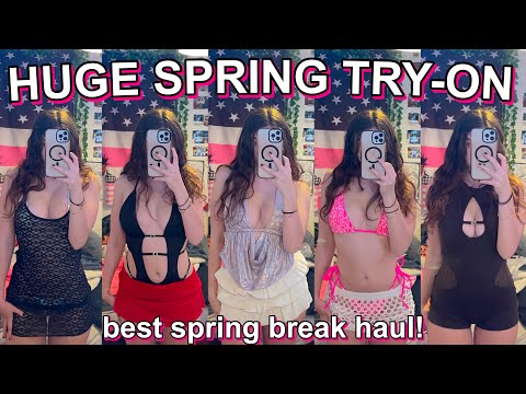 HUGE SPRING TRY-ON HAUL 2024 super cuter trendy shein clothes!