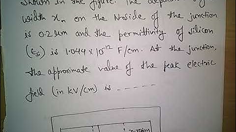 GATE EC Que- Electric Field at pn Junction Lecture by AKHILESH PANDEY