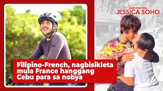 Filipino-French, nagbisikleta mula France hanggang Cebu para sa nobya | Kapuso Mo, Jessica Soho