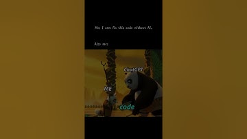Trying to Fix Code Without AI Be Like… #short #shorts #funny #memes #edit #ai